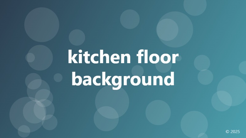 kitchen floor background