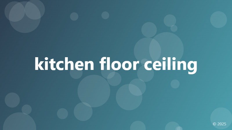 kitchen floor ceiling